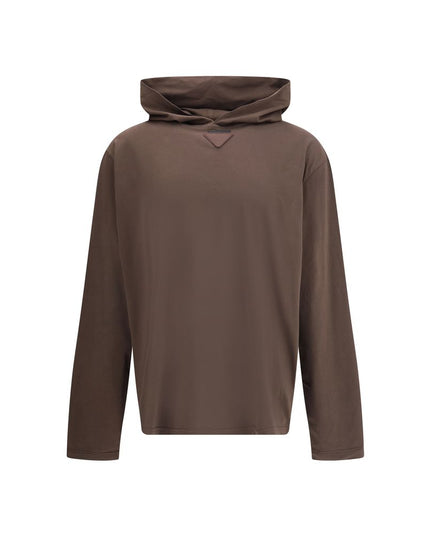 Prada Brown Cotton Sweatshirt