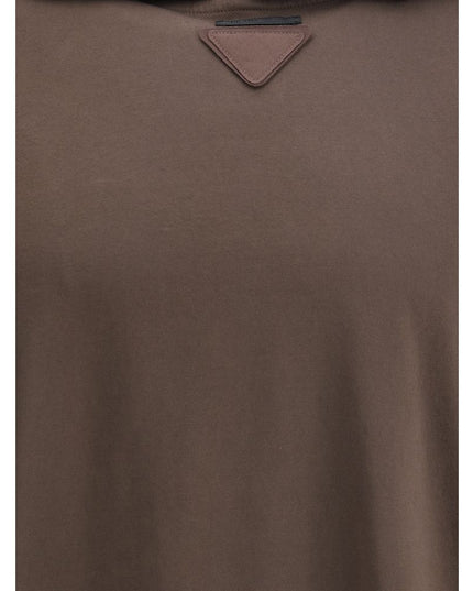 Prada Brown Cotton Sweatshirt