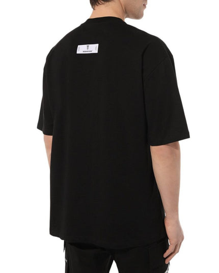 Diego Venturino Black Cotton T-Shirt