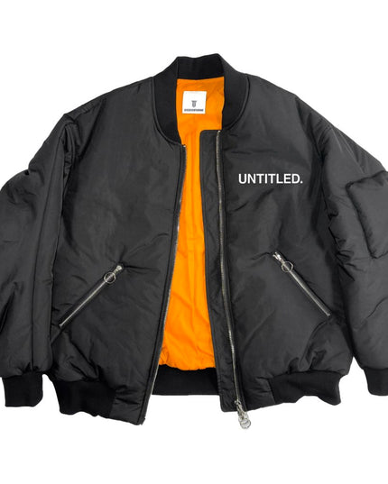 Diego Venturino Black Polyester Men Bomber Jacket