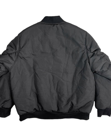 Diego Venturino Black Polyester Men Bomber Jacket
