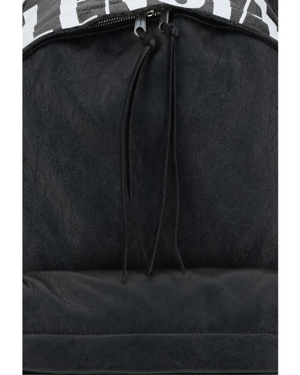 Balenciaga Black Lamb Ovis Aries Aries Backpack