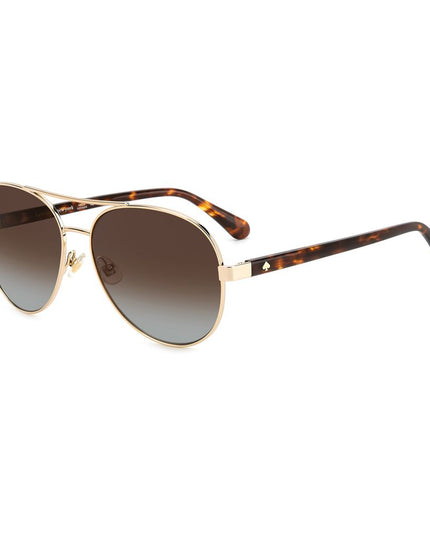 Kate Spade Gold Metal Sunglasses