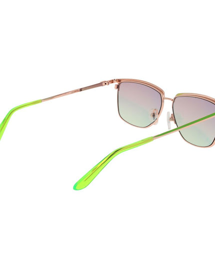 Guess Green Metal Sunglasses