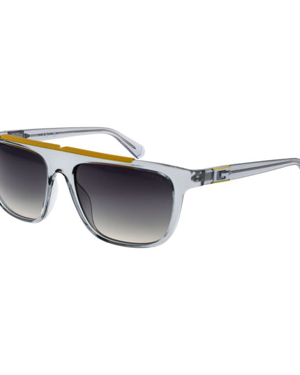 Guess Gray Stainless Steel Sunglasses