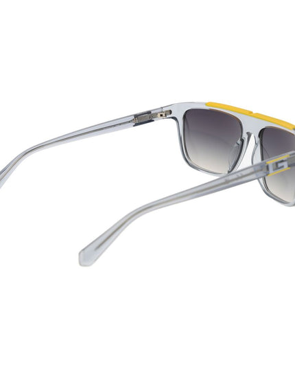 Guess Gray Stainless Steel Sunglasses