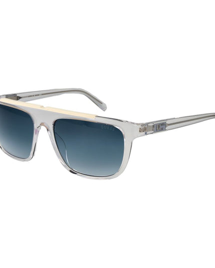 Guess Transparent Stainless Steel Sunglasses
