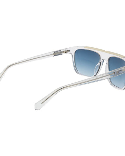 Guess Transparent Stainless Steel Sunglasses