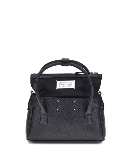 Margiela Black Calf Leather Bos Taurus Handbag