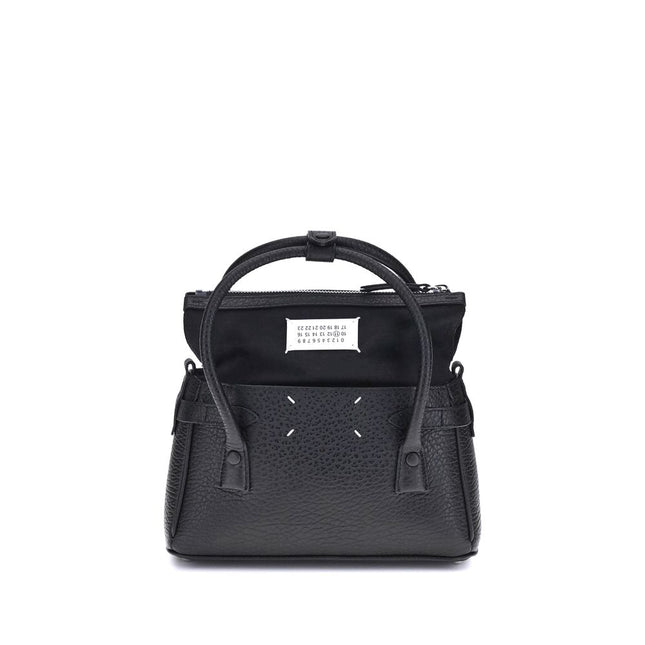 Margiela Black Calf Leather Bos Taurus Handbag