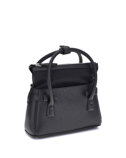 Margiela Black Calf Leather Bos Taurus Handbag
