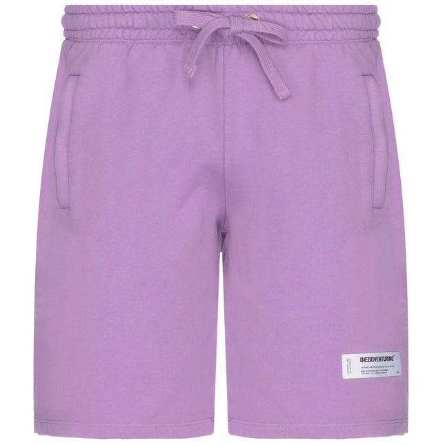 Diego Venturino Purple Cotton Short