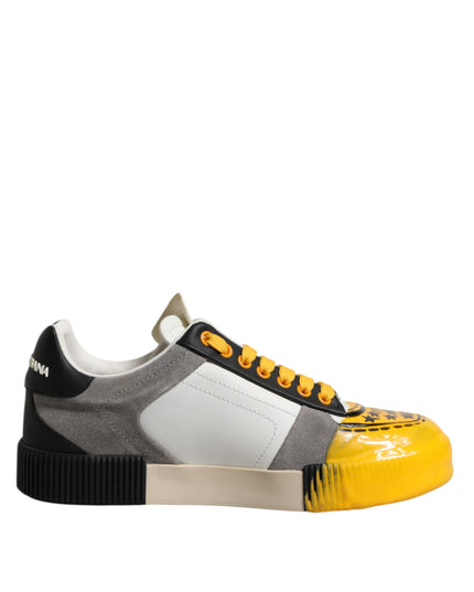 Dolce & Gabbana Multicolor MIAMI Low Top Sneakers Shoes