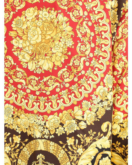 Versace Multicolor Silk Pattern Shirt