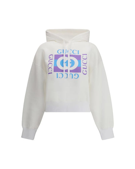 Gucci White Cotton Sweatshirt