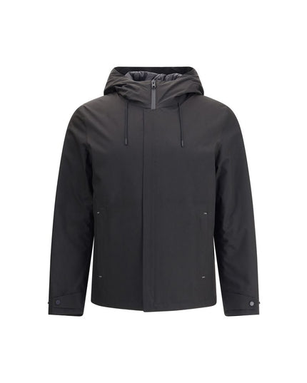 Woolrich Black Polyester Shell Jacket