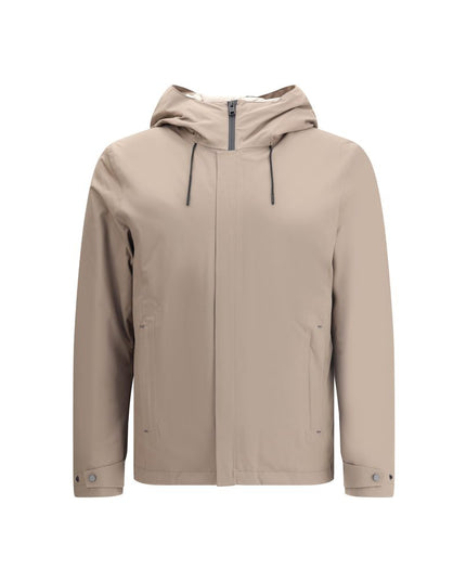 Woolrich Beige Polyester Shell Jacket