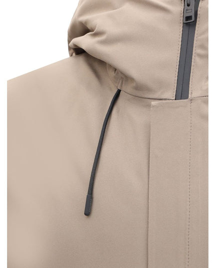 Woolrich Beige Polyester Shell Jacket