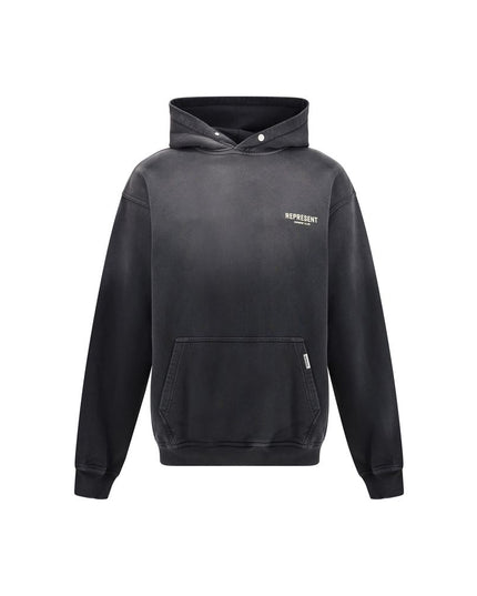 Represent Black Cotton Sweatshirt