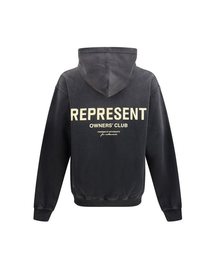 Represent Black Cotton Sweatshirt
