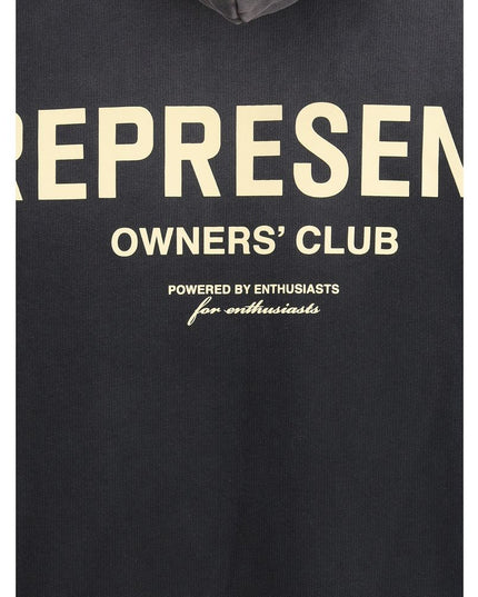 Represent Black Cotton Sweatshirt