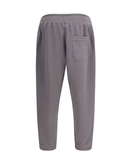 Y-3 Gray Cotton Joggers (Workout Pants)