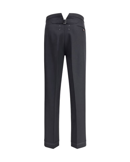 Margiela Black Wool Dress Pants