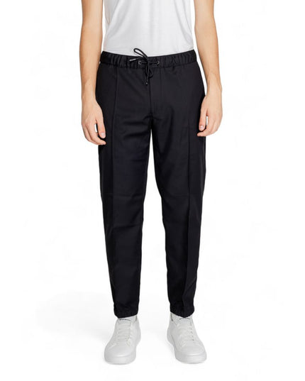 Armani Exchange Black Polyester Pant