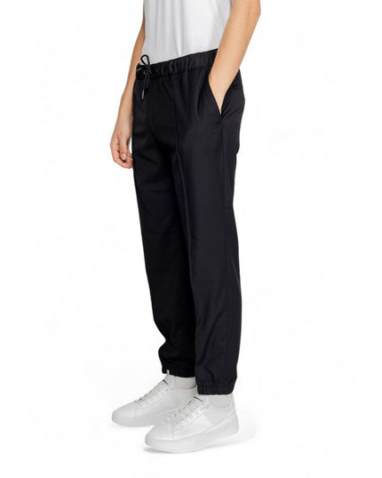 Armani Exchange Black Polyester Pant
