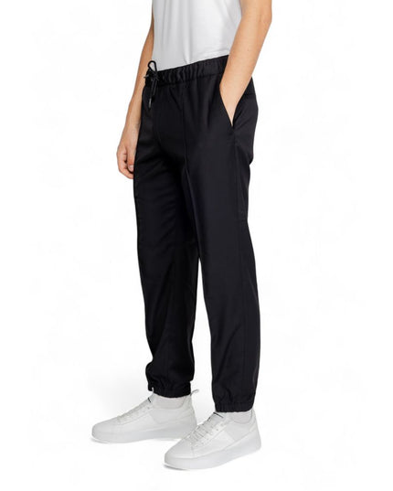 Armani Exchange Black Polyester Pant