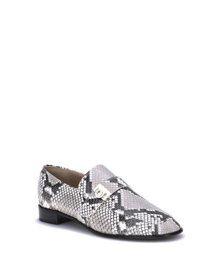 Ferragamo Multicolor Goatskin Slip-On Loafers
