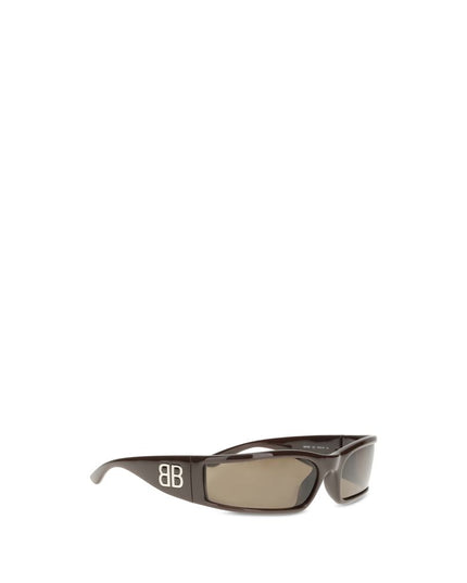Balenciaga Brown Acetate Sunglasses