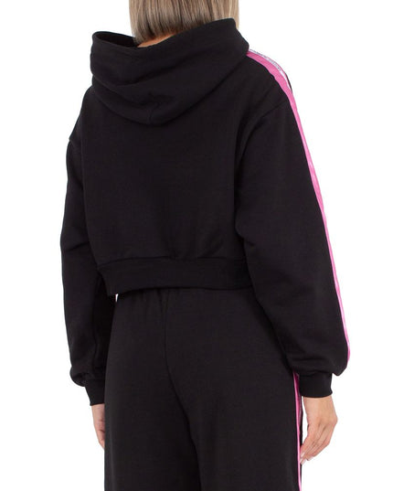Comme Des Fuckdown Black Cotton Women's Sweater Hoodie