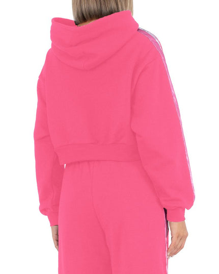Comme Des Fuckdown Fuchsia Cotton Women Sweater
