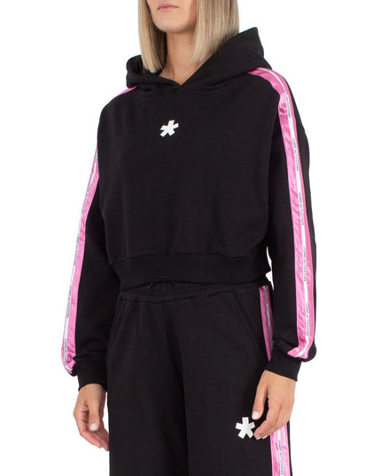 Comme Des Fuckdown Black Cotton Women's Sweater Hoodie