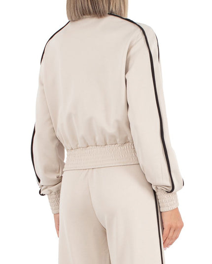 Comme Des Fuckdown Beige Cotton Women Sweater