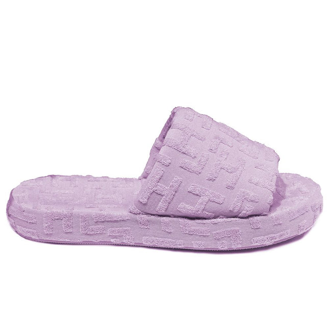 Hinnominate Purple Cotton Women Slipper