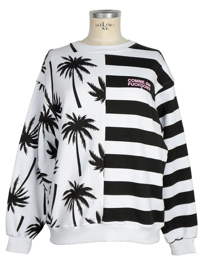 Comme Des Fuckdown Black Cotton Women Sweater