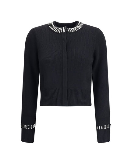 PINKO Black Nylon Cardigan