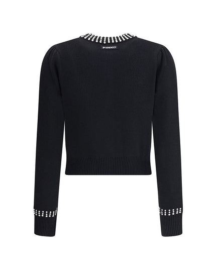 PINKO Black Nylon Cardigan