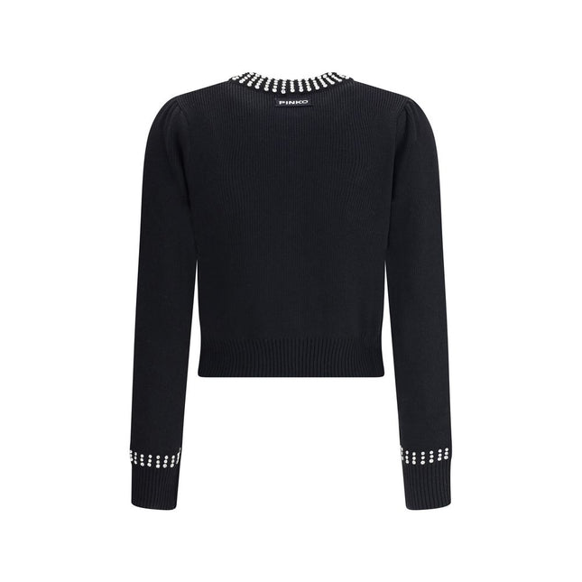 PINKO Black Nylon Cardigan