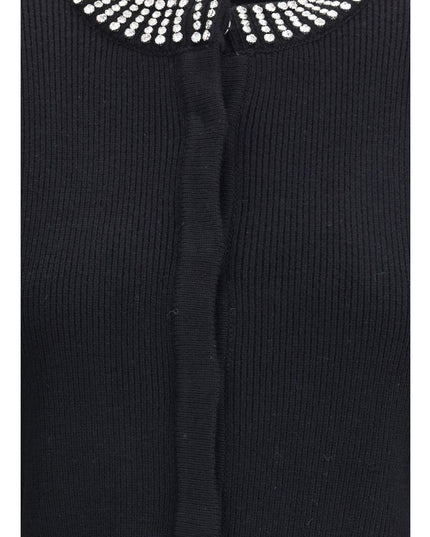 PINKO Black Nylon Cardigan