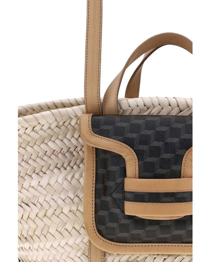 Pierre Hardy Beige Raffia Shoulder Bag