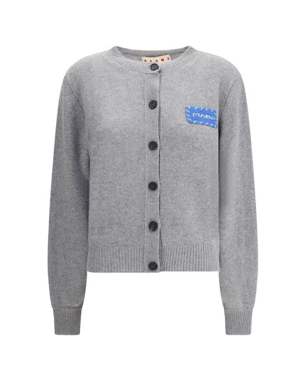 Marni Gray Cashmere Cardigan