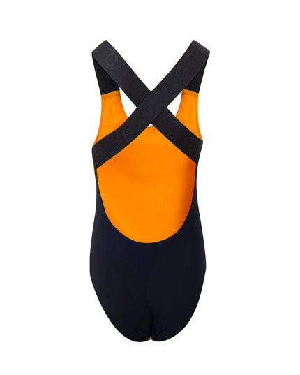 Dolce & Gabbana Orange Polyester One-Piece Swimsuit