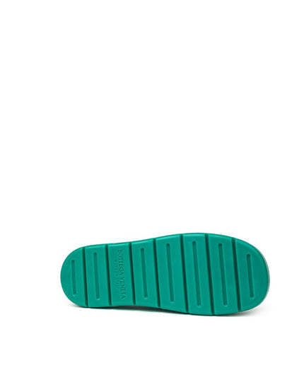 Bottega Veneta Green Cotton Slippers