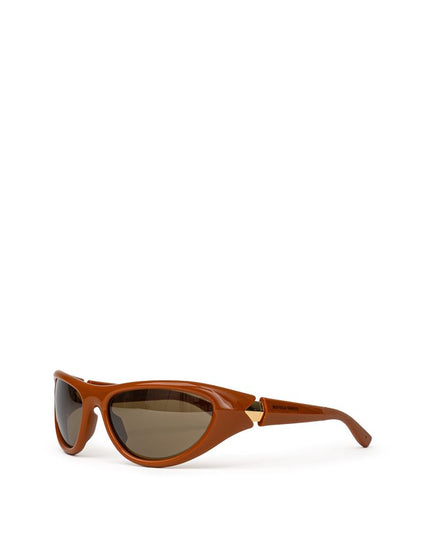Bottega Veneta Brown Acetate Sunglasses