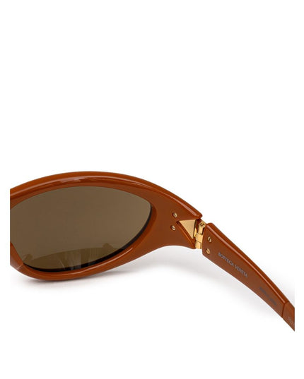 Bottega Veneta Brown Acetate Sunglasses