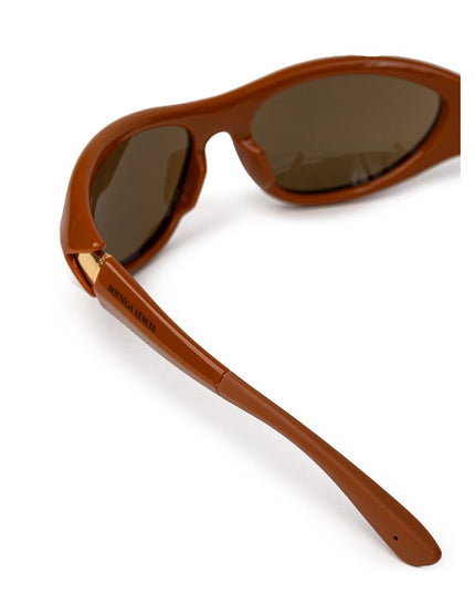 Bottega Veneta Brown Acetate Sunglasses