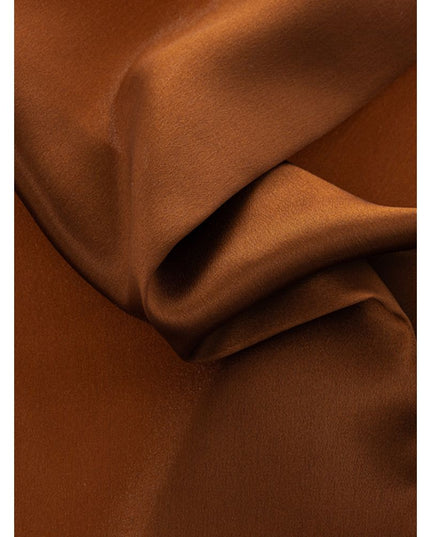 Dolce & Gabbana Brown Silk Pocket Square